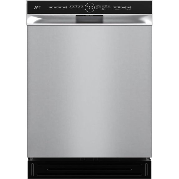 24 Built-In Stainless Steel Dishwasher with Smart Wash