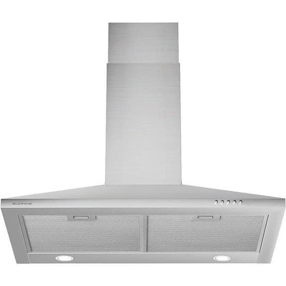 450 CFM Stainless Steel Wall Mount Range Hood