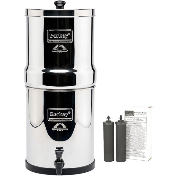 Big Berkey Stainless Steel Gravity Water Filter System