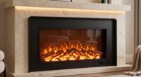 top electric fireplace inserts