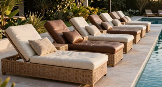 top luxury chaise lounges