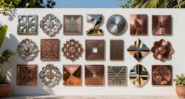 top metal outdoor wall decor