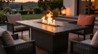 top outdoor fire pit tables