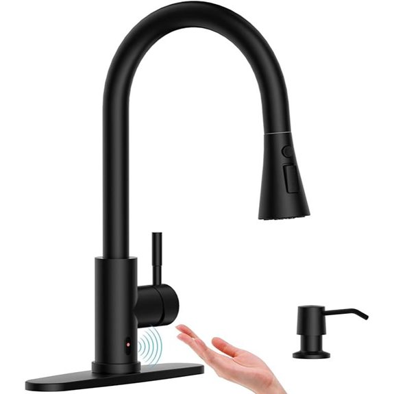 APPASO Touchless Kitchen Faucet with Soap Dispenser