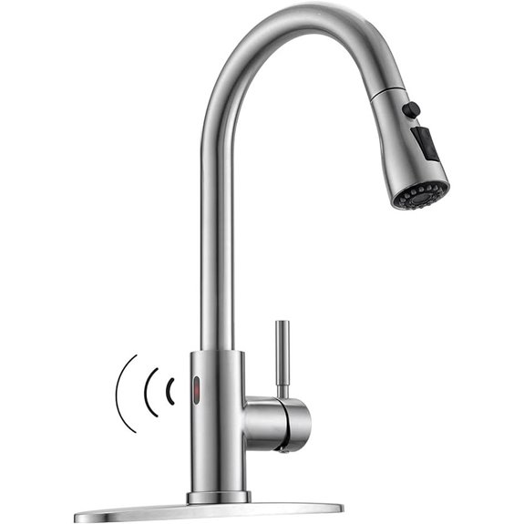 WEWE Touchless Pull-Down Kitchen Faucet with Sensor