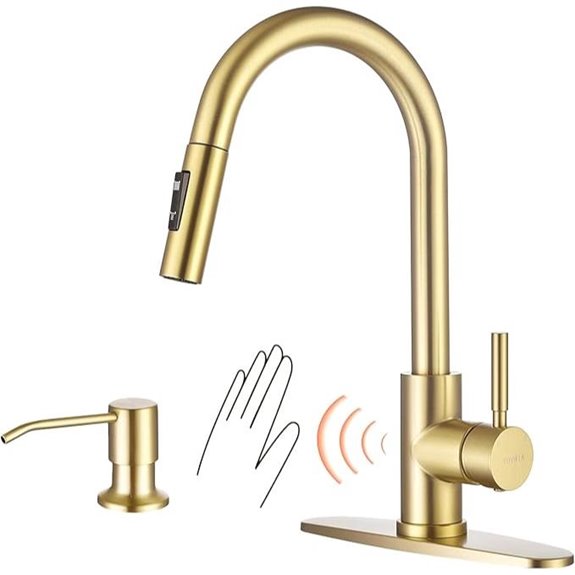 Touchless Kitchen Faucet with Pull-Down Sprayer