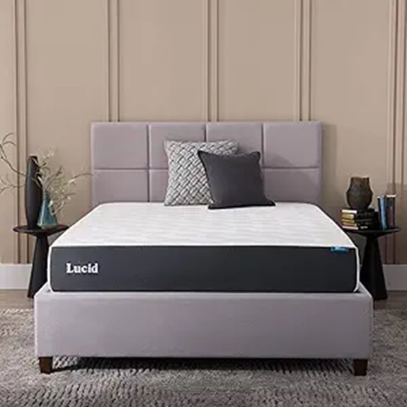 Lucid 10 Memory Foam Mattress Twin Size
