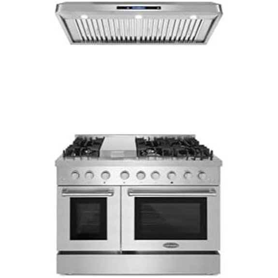 Cosmo 2-Pc Kitchen Appliance Set: Range & Hood