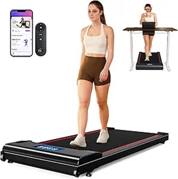 NeoSilent Under Desk Walking Treadmill with Remote