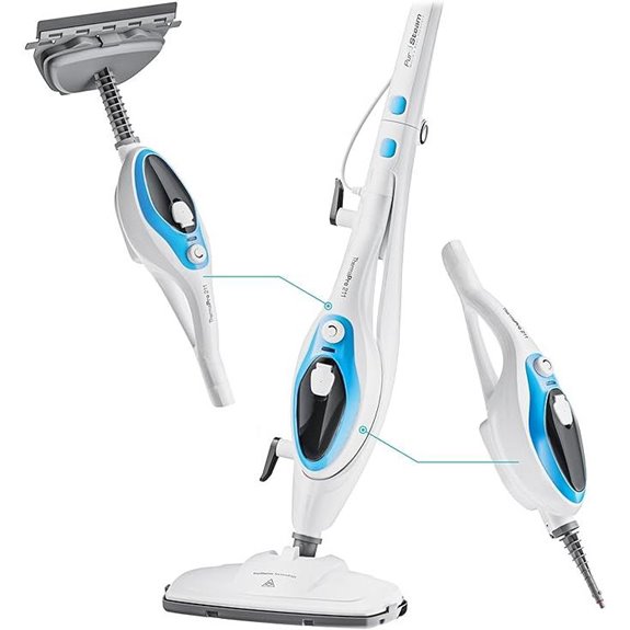 PurSteam 10-in-1 Steam Mop and Handheld Cleaner