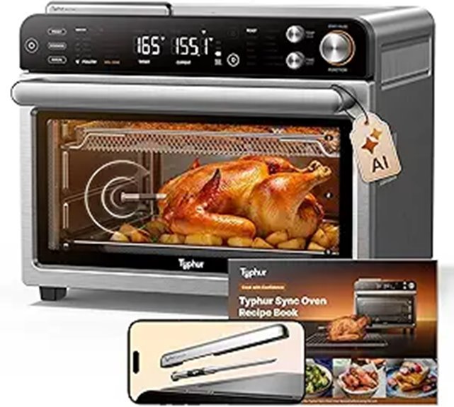 Typhur 12-in-1 Smart Oven with Meat Thermometer