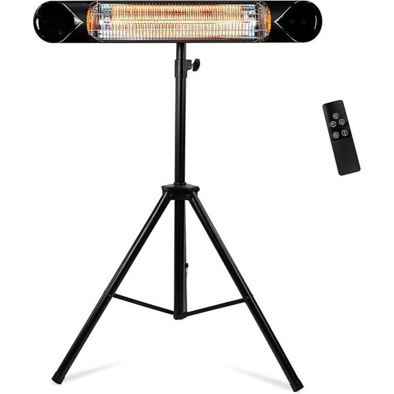 Briza Infrared Electric Patio Heater (1500W Wall Mount)