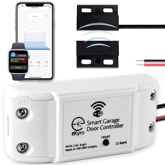 Smart Garage Door Opener with WiFi Remote and Alerts