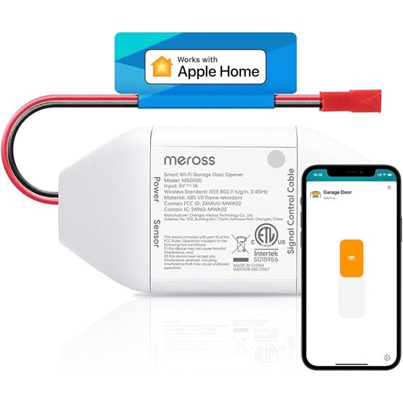 Meross WiFi Smart Garage Door Opener with App
