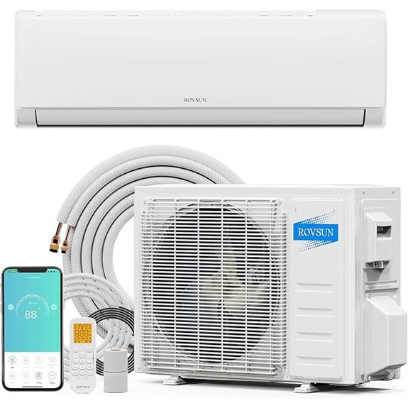 ROVSUN 9000 BTU WiFi Mini Split AC & Heater