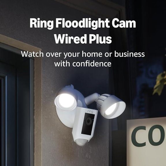 Ring Floodlight Cam Wired Plus – Motion-Activated 1080p Security