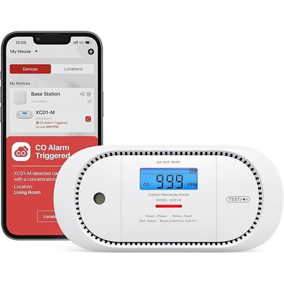 wireless carbon monoxide detector