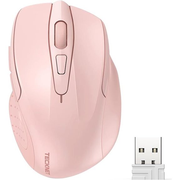 TECKNET Wireless Ergonomic Mouse with 6 Buttons