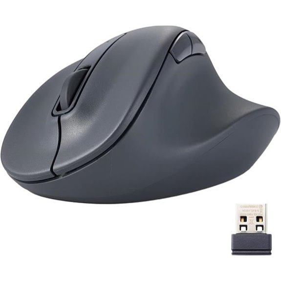 ELECOM Wireless Ergonomic Mouse 2000DPI 5 Buttons