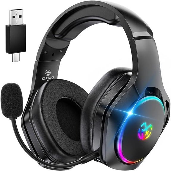 Tatybo Wireless Gaming Headset for PS5/PC/Phone