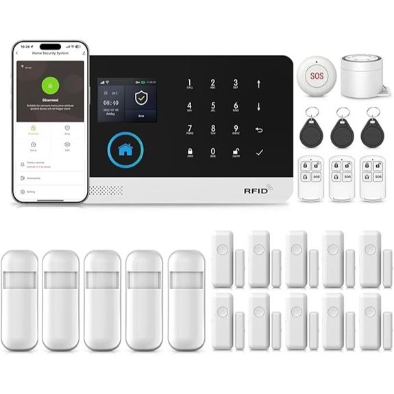 WiFi Home Security Alarm System with Sensors