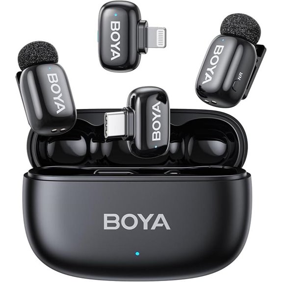 BOYA Mini 2 Wireless Microphone for iPhone & Android