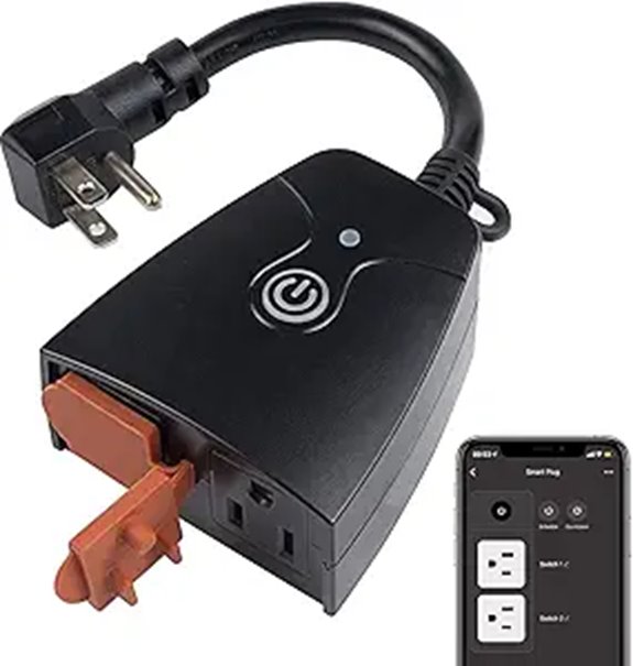 Outdoor Smart WiFi Plug with App Control