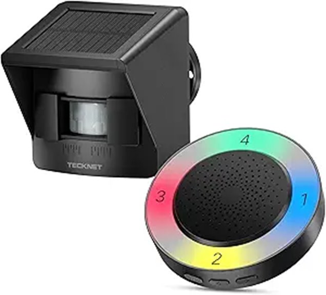 wireless solar driveway alarm