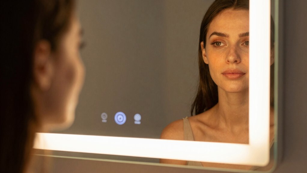 adjust lighting for accurate reflection