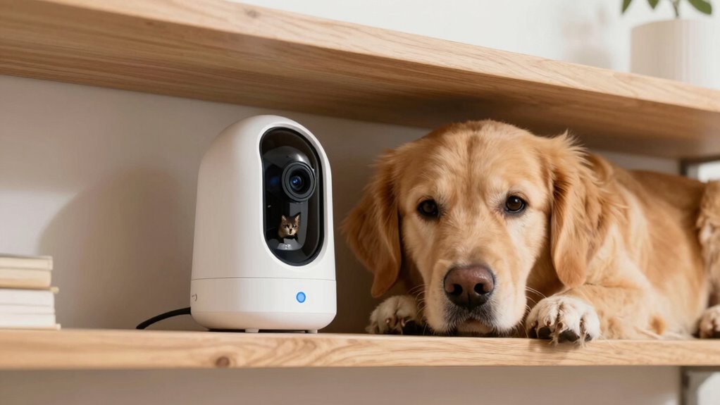 camera noise causes pet anxiety