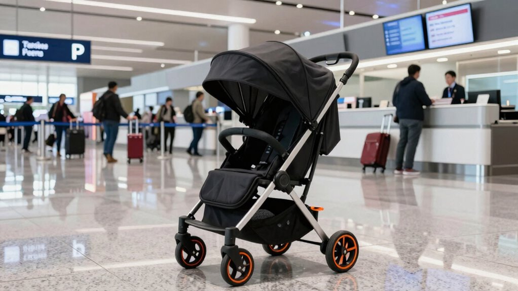 check airline stroller policies