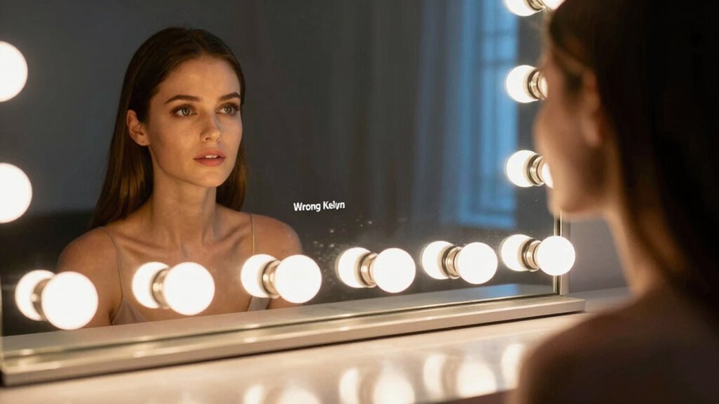 check vanity lighting color