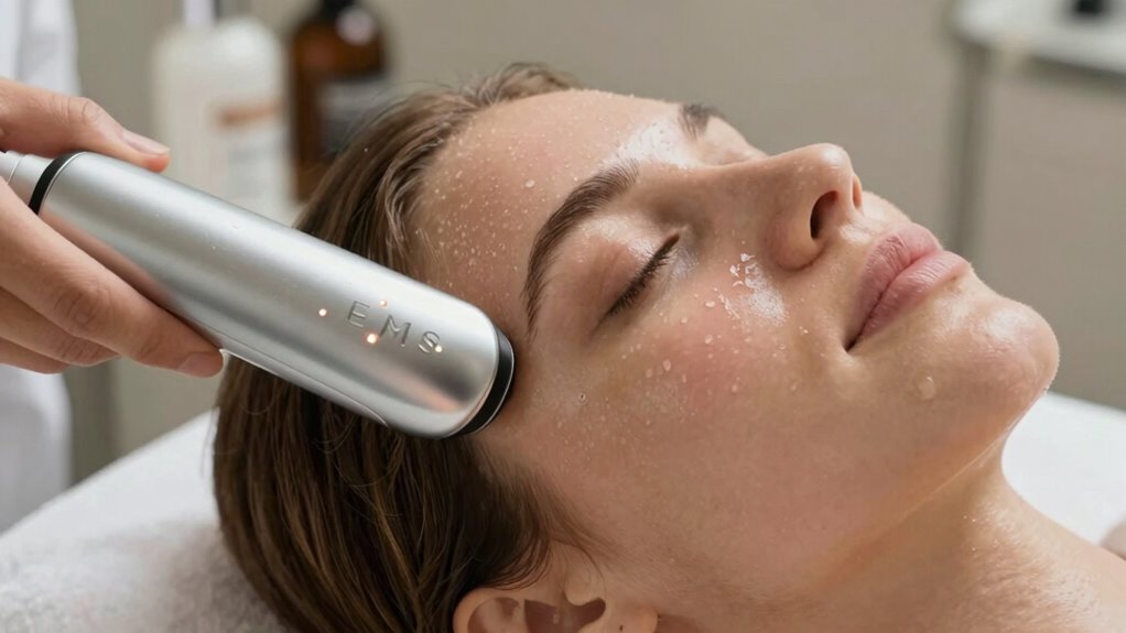 combine ems with skincare