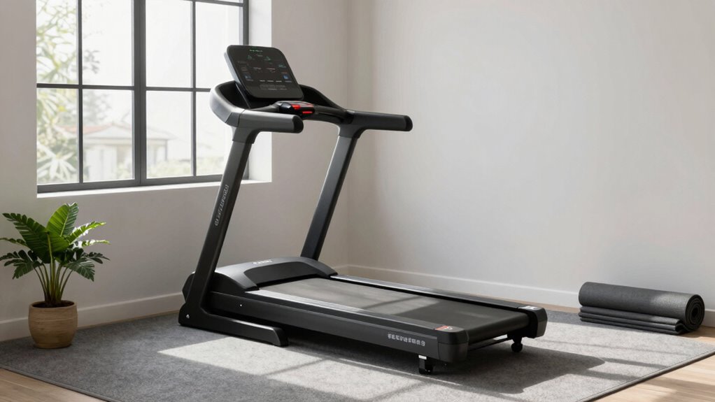 compact quiet versatile treadmill