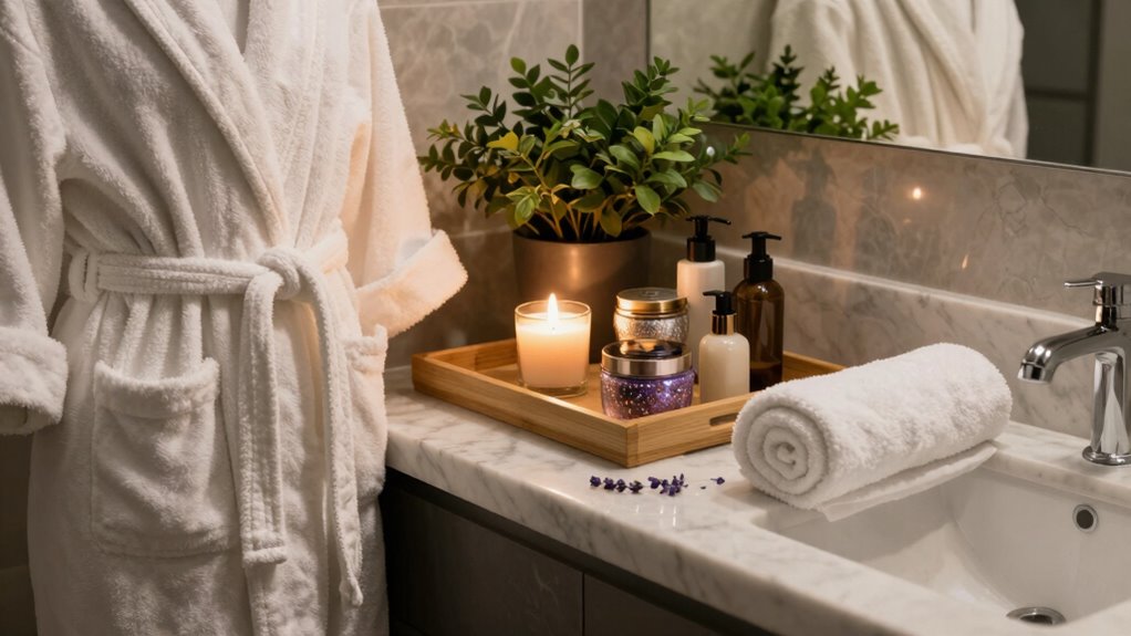 create relaxing spa environment