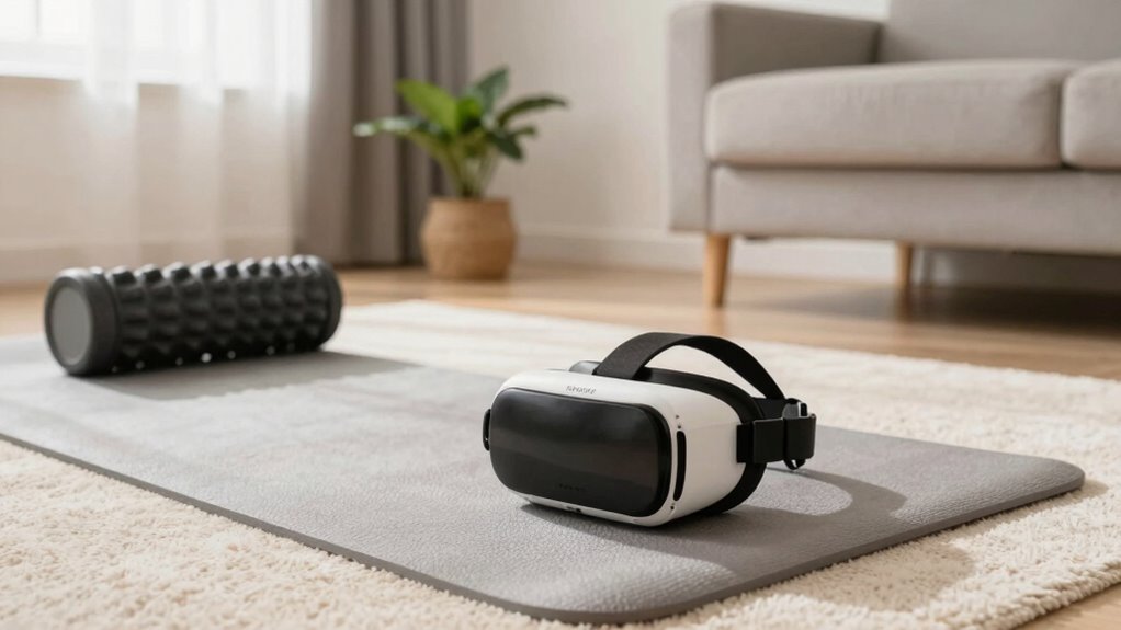 create relaxing vr workout space