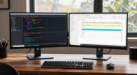 efficient dual monitor workflow