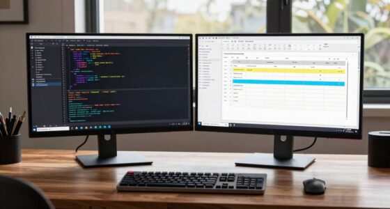 efficient dual monitor workflow