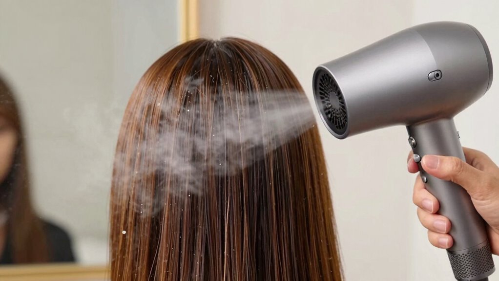 heat damages hair structure