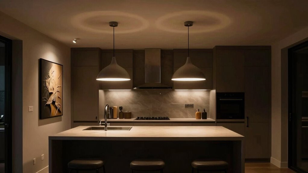 layered lighting for ambiance