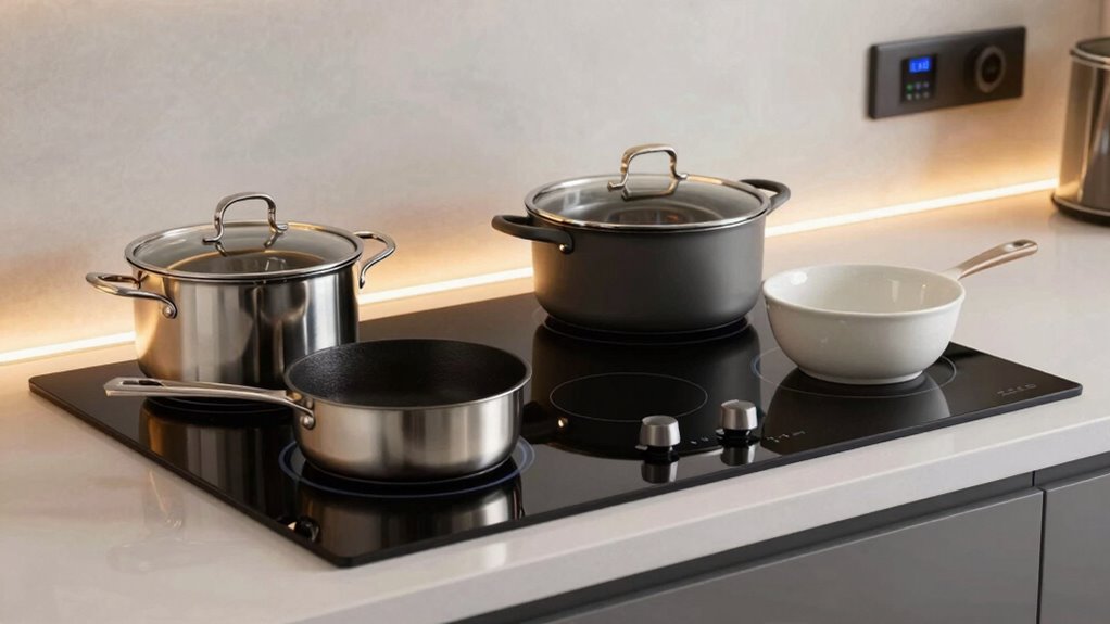 magnetic flat bottomed cookware
