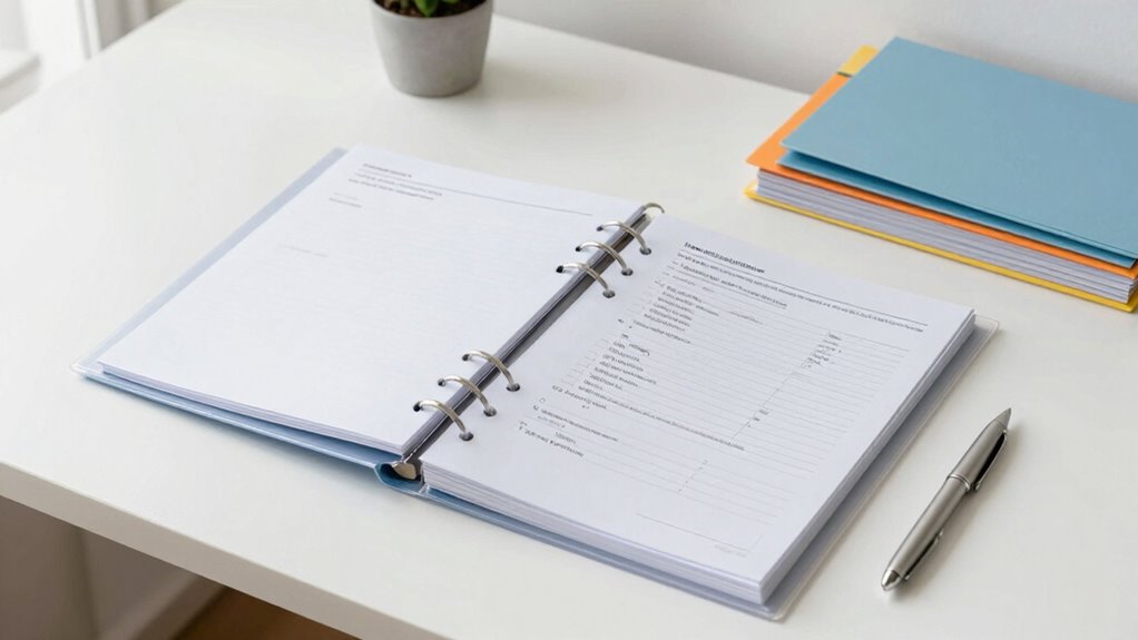 maintain organized filing system