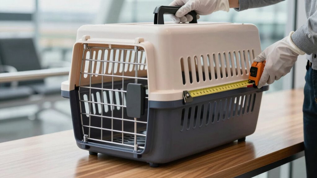 measure pet carrier accurately