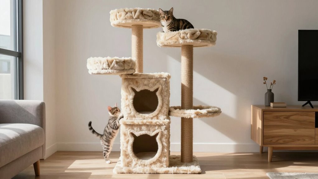 optimal cat tree height