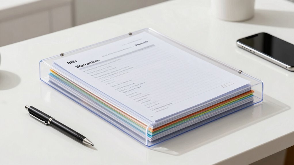 organize key documents efficiently