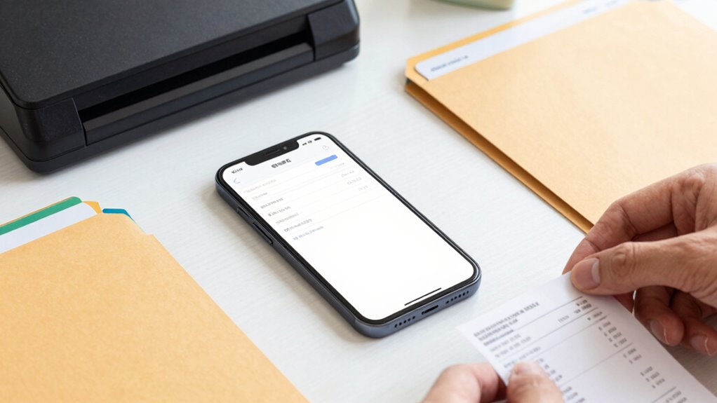 organize receipts for efficiency