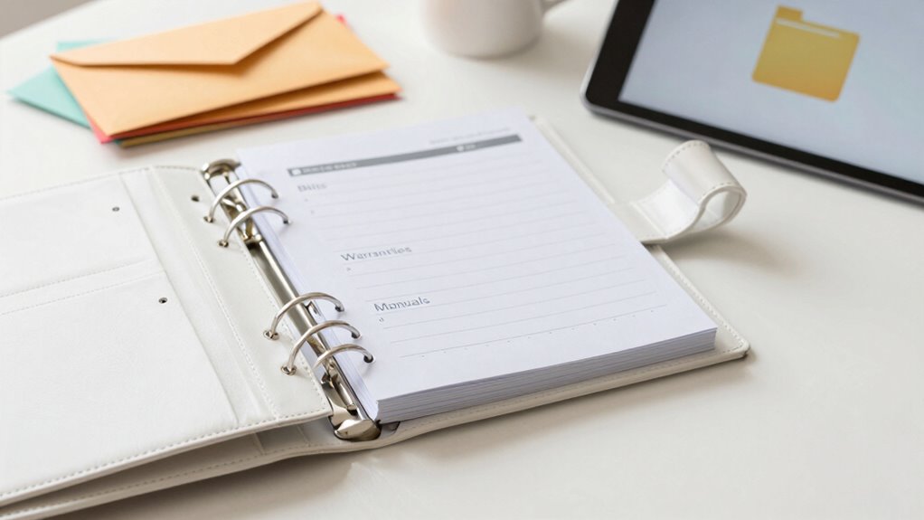 organized documents save time