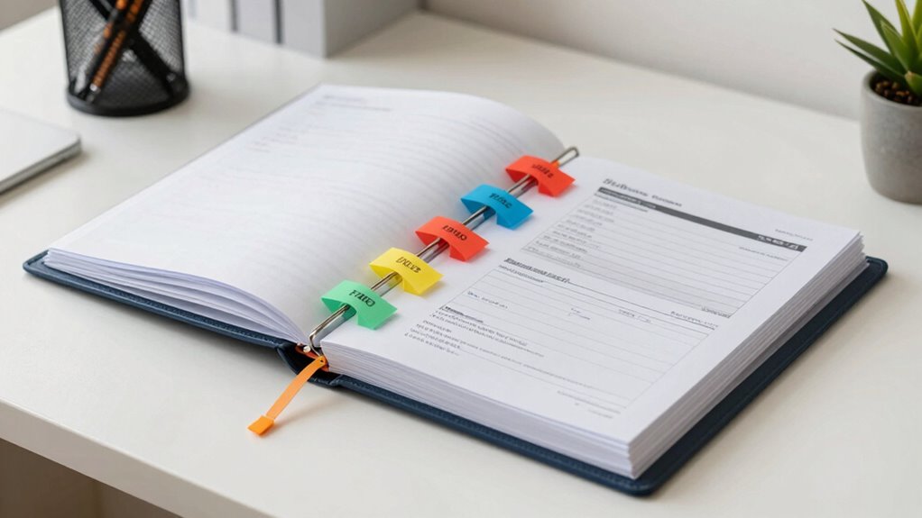 personalized decorative folder organization