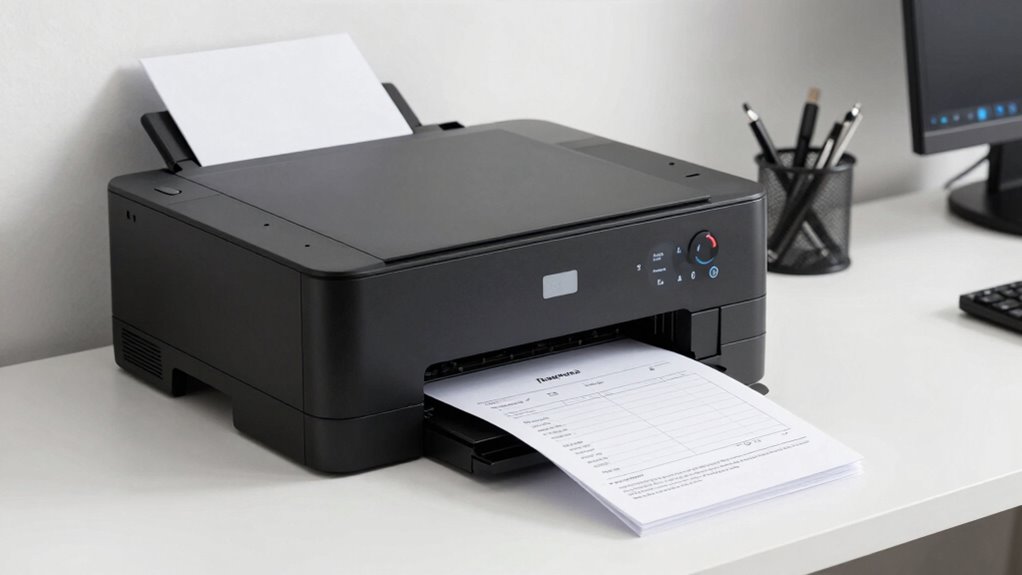 printer features for invoices