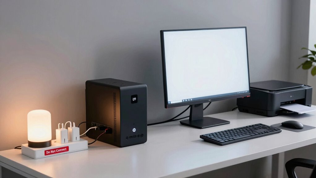 proper device connection practices